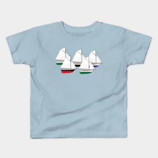 Friendship Sloop Sailboat Kids T-Shirt